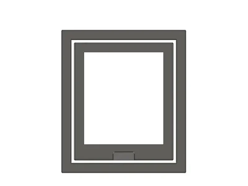 Frame-R6-4-Sided-Pewter-–-Hunter-Stoves